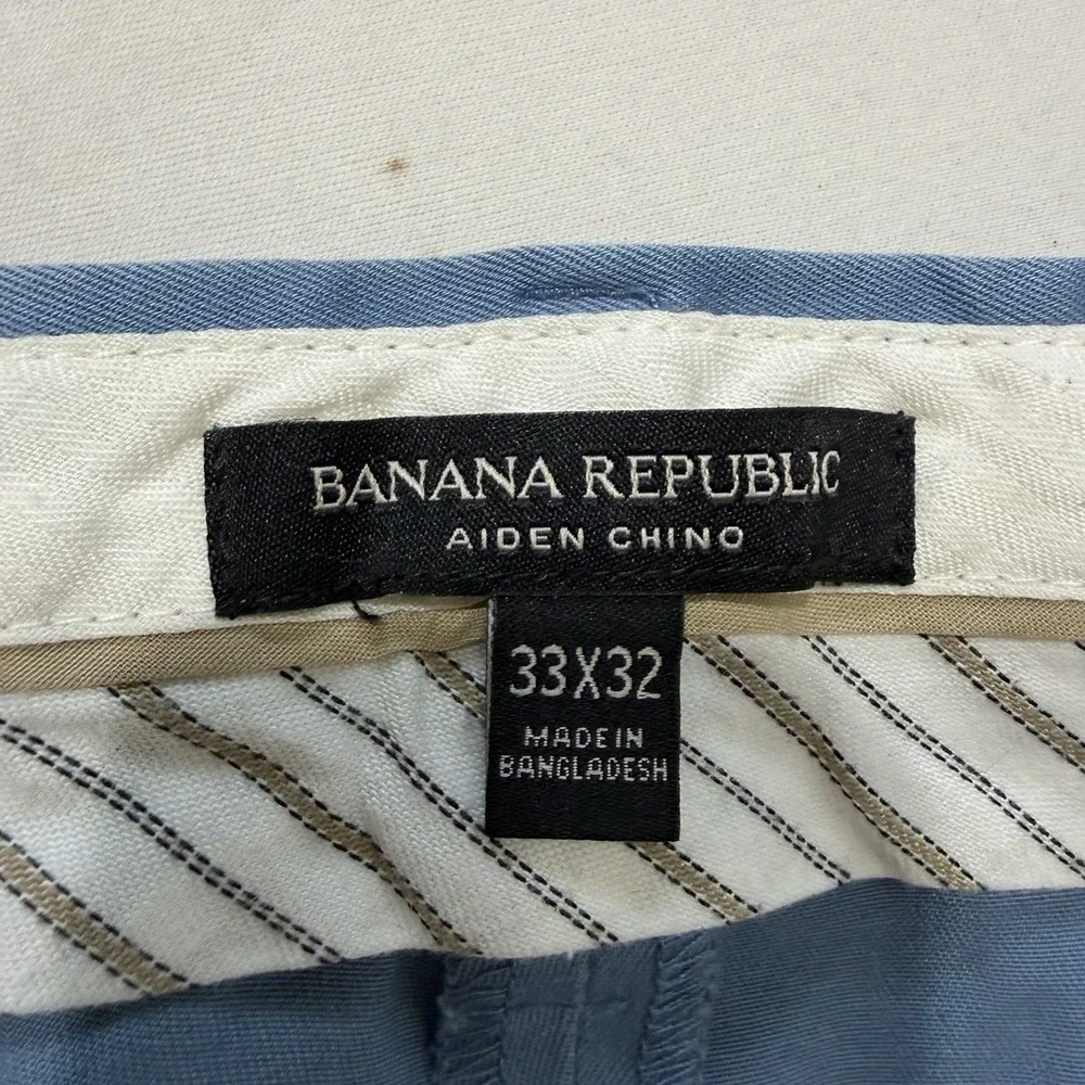 Banana Republic Aiden Chino‎ Coastal Blue Stretch Pants Rapid movement